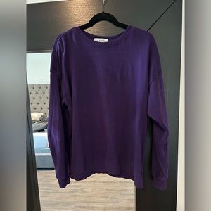 EUC Wildfox Roadtrip Sweatshirt - XS - BlackBerry Cordial (retail $98)